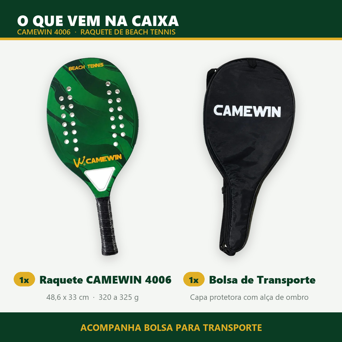 O que vem na caixa